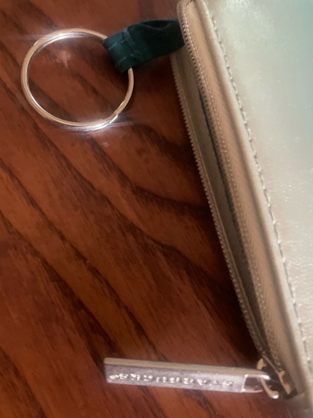 Starbucks Metallic Silver Card Zip Wallet - Picture 3 of 3